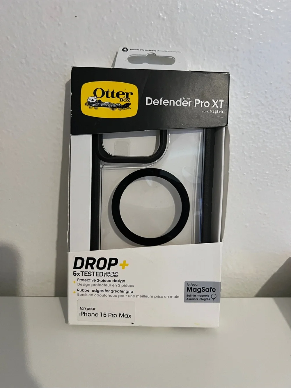 OtterBox Defender Pro XT Case for iPhone 15 Pro Max - Black